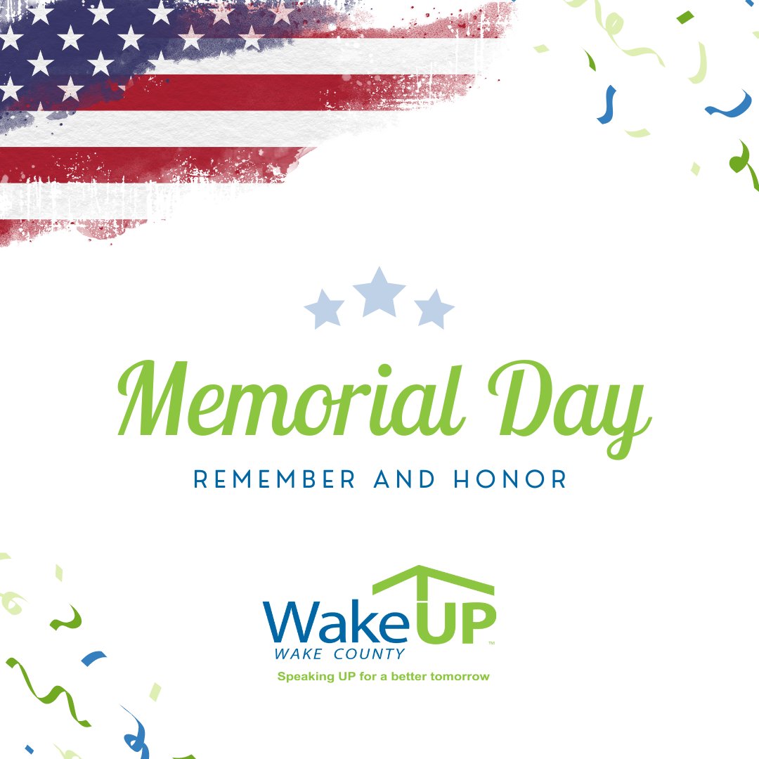 WakeUP joins our community and country in remembering those who have lost their lives in service to our country!🇺🇲