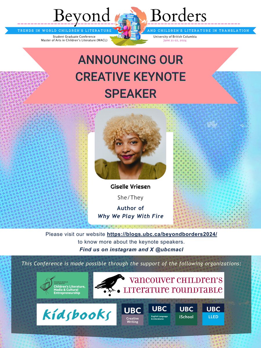 Announcing our creative keynote!

Registrations will open soon! Please drop by to hear Giselle's address and attend the conference panels.