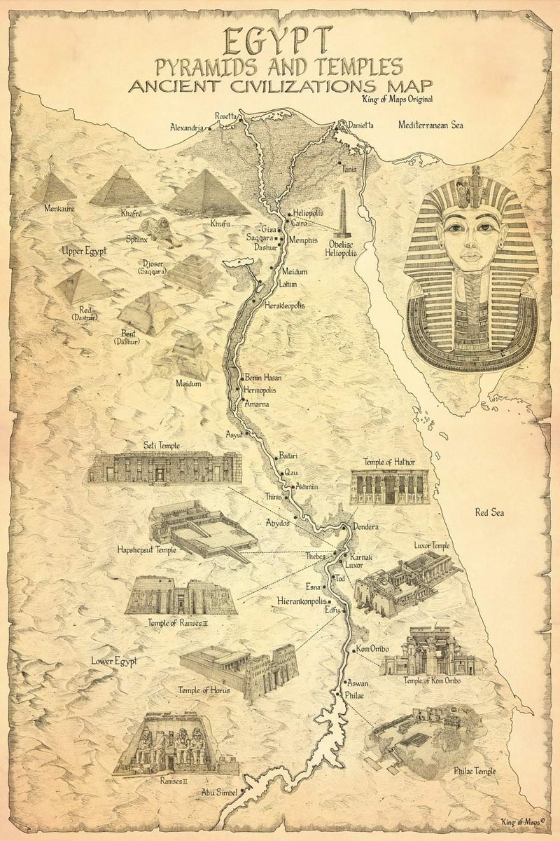 A Map of Ancient Egypt