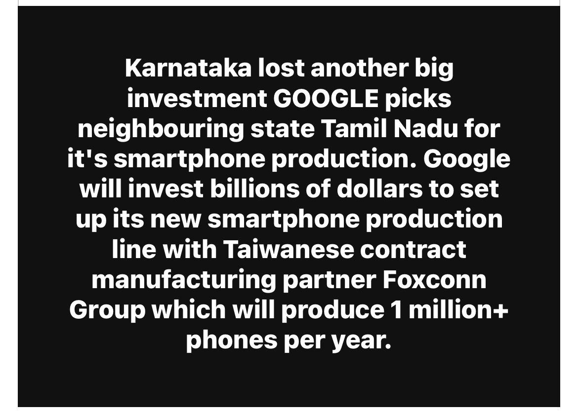 Whilst Prank Kharge avaru, our minister for IT & BT is busy taking instructions from 'Fact-checker' aka chief, we are losing out on billions. The future of young Kannadigas and Kannadathis is not to be toyed with 🙏