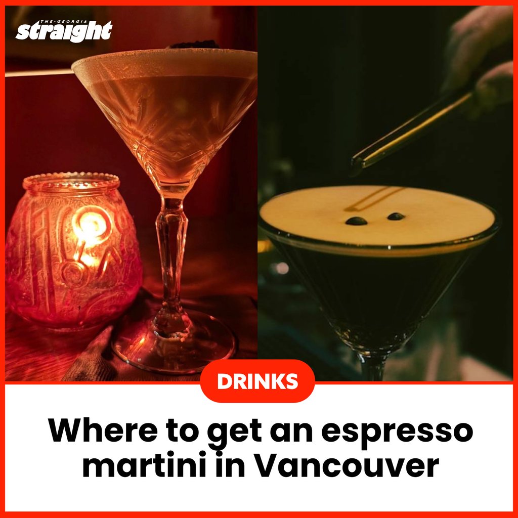 Caffeine and alcohol...our two favourite things ❤️ Where to find the best espresso martini's in town: straight.com/food/where-to-…