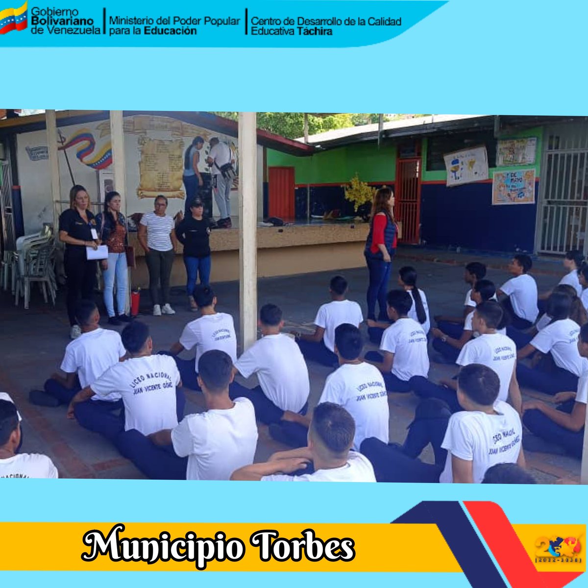 JonathanSa9265's tweet photo. #24demayo ¡Seguimos Avanzando!

Planteles Educ. del municipio Torbes reciben Taller de Maltrato-Acoso escolar y trata de personas dictado por Circuito Judicial Tachira. En pro de la Calidad Educativa

@cdcetachira 
@berzabethg1 
@mppeducacion 
@_laavanzadora https://t.co/9CxKrauqWa