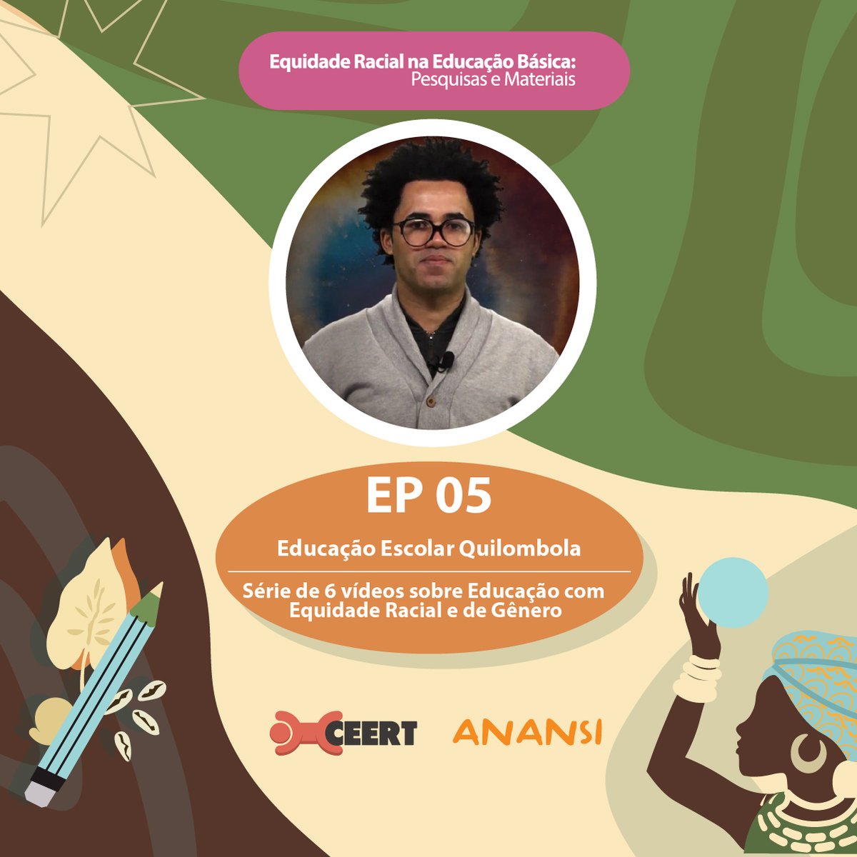 Novo episódio no ar! Exploramos a Educação Escolar Quilombola com relatos de pesquisadoras/es premiados no Edital Equidade Racial.

Assista no YouTube e leia mais no site! ceert.org.br