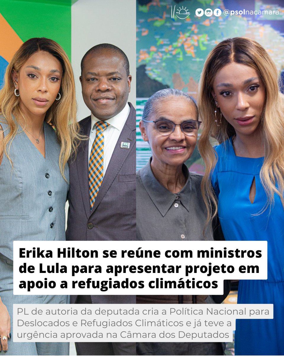 “Os eventos climáticos extremos vão se intensificar cada vez mais no país inteiro. E é preciso possibilitar recursos p/ as pessoas atingidas e promover mecanismos de proteção às nossas cidades, infraestrutura, e, acima de tudo, de proteção às vidas”, defende a líder @ErikakHilton