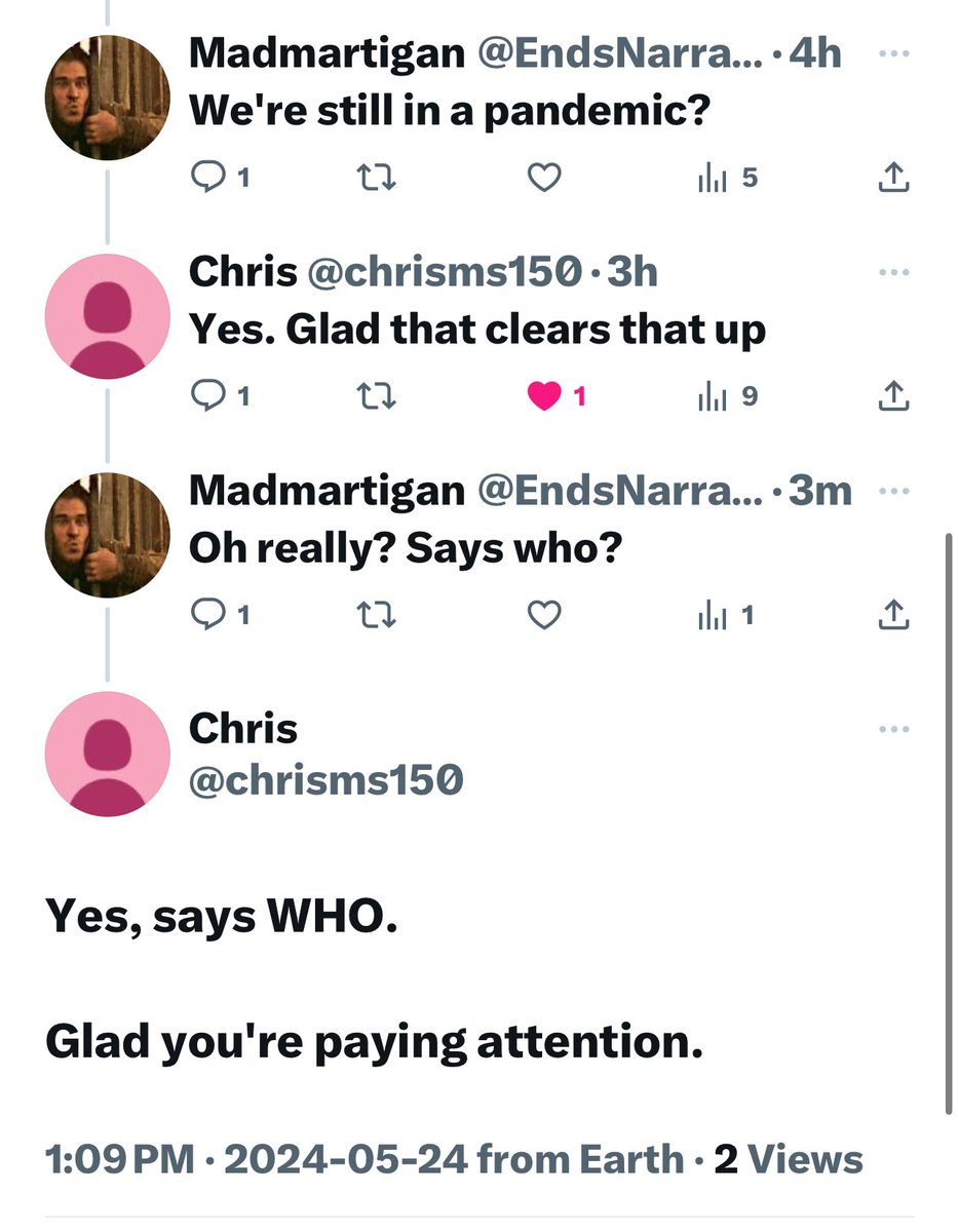 lol best interaction today LOL 😂 @chrisms150