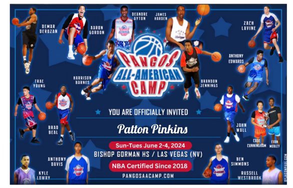 Patton Pinkins (@pattonpinkins1) on Twitter photo Thankful to receive an invitation to the Pangos All-American Camp! <a href="/OleMissMBB/">Ole Miss Menās Basketball</a> @Trigonis30 <a href="/PaulBiancardi/">Paul Biancardi</a> <a href="/247Sports/">247Sports</a> <a href="/On3sports/">On3</a> <a href="/Rivals/">Rivals</a> Thankful to receive an invitation to the Pangos All-American Camp! <a href="/OleMissMBB/">Ole Miss Menās Basketball</a> @Trigonis30 <a href="/PaulBiancardi/">Paul Biancardi</a> <a href="/247Sports/">247Sports</a> <a href="/On3sports/">On3</a> <a href="/Rivals/">Rivals</a>