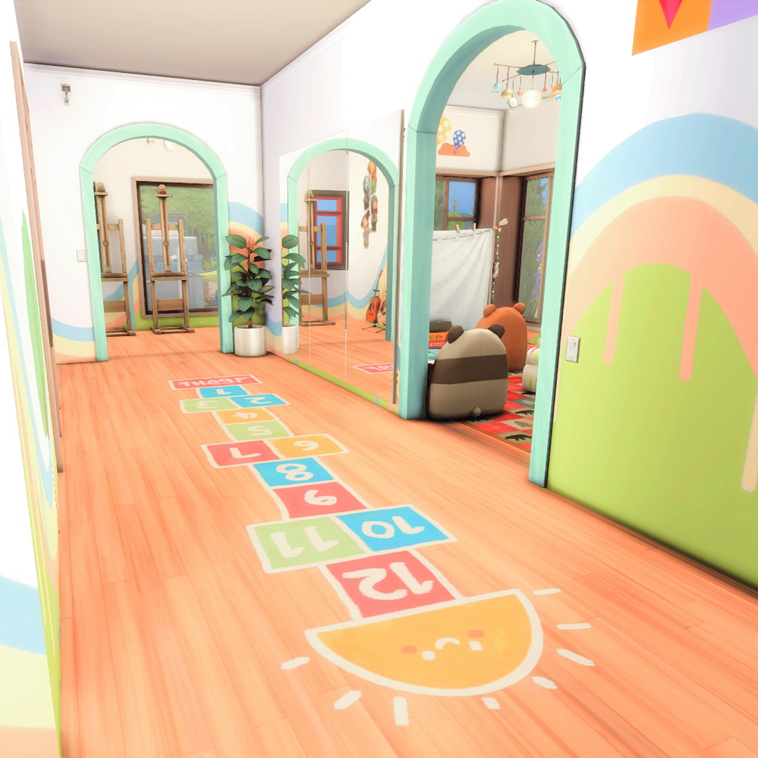 This is how the kindergarten looks like inside. 🥰

#ShowUsYourBuilds #TheSims4 #sims4 #EAPartner