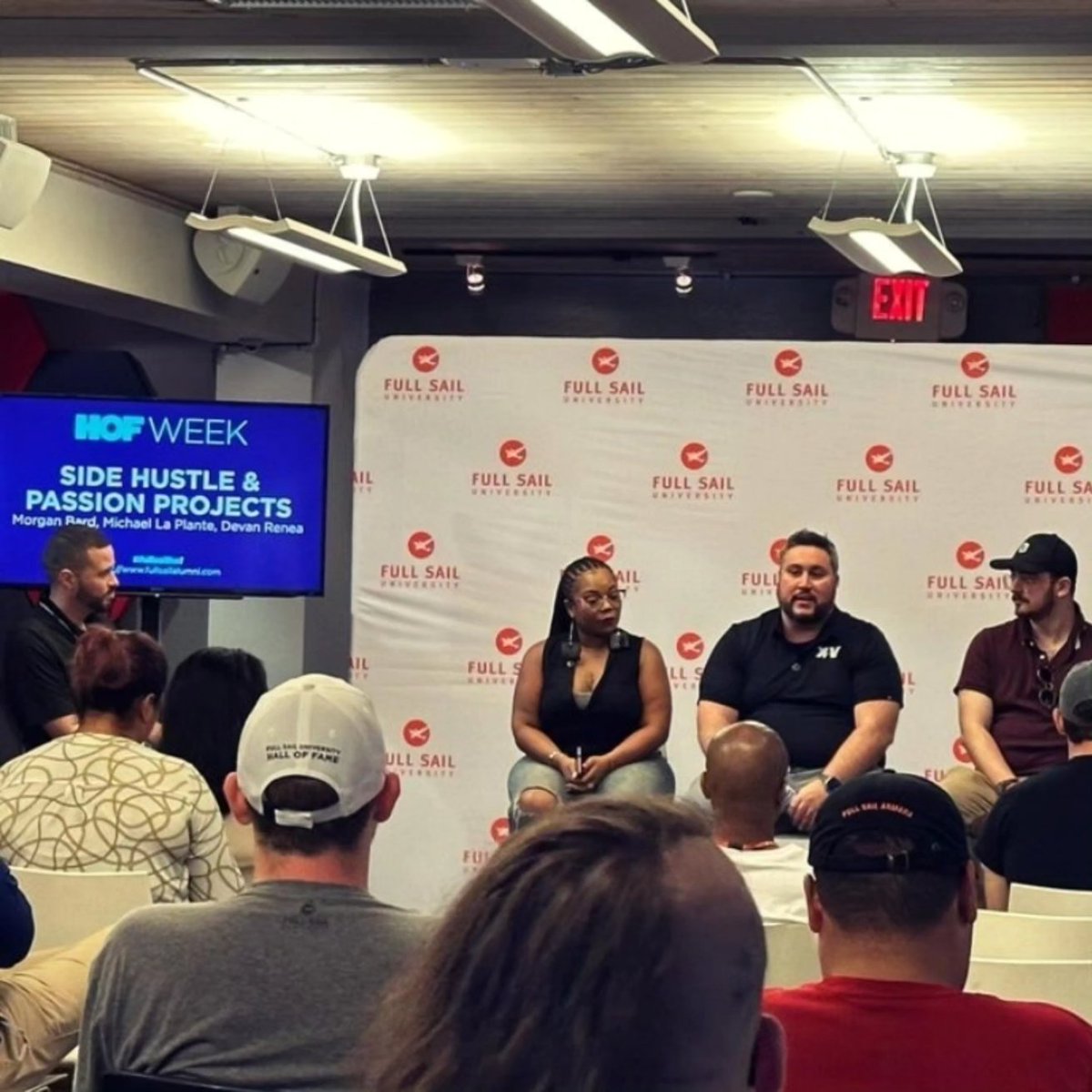 RealMints's tweet image. What an absolutely amazing week at @fullsail #fullsailhof 

It's always such an amazing thing to be invited back to campus to talk with students and other alumni and be able to share my experience in with them.

The only thing I can think about is how excited I am for next years!