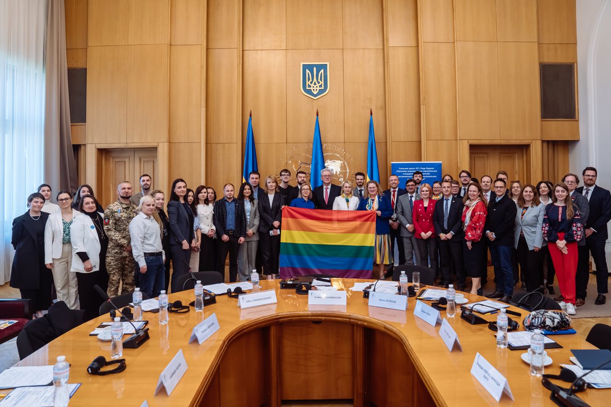 Strengthening #Inclusion in #Ukraine: #CoE & #EU as key partners of institutions in advocating for #LGBTQI+ Rights➡️ coe.int/en/web/kyiv/-/…