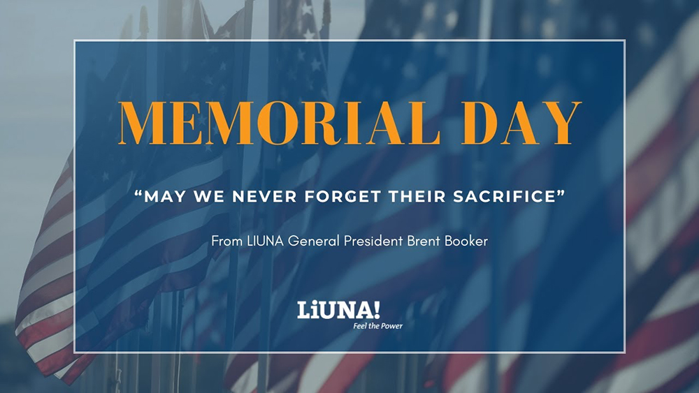 This Memorial Day, we honor all of the brave souls who made the ultimate sacrifice for our country. Let's all renew our commitment to the freedoms they defended. bit.ly/3WXolLa 🇺🇸 #MemorialDay #HonorOurHeroes #Sacrifice #Honor #Country #Freedom #LIUNA