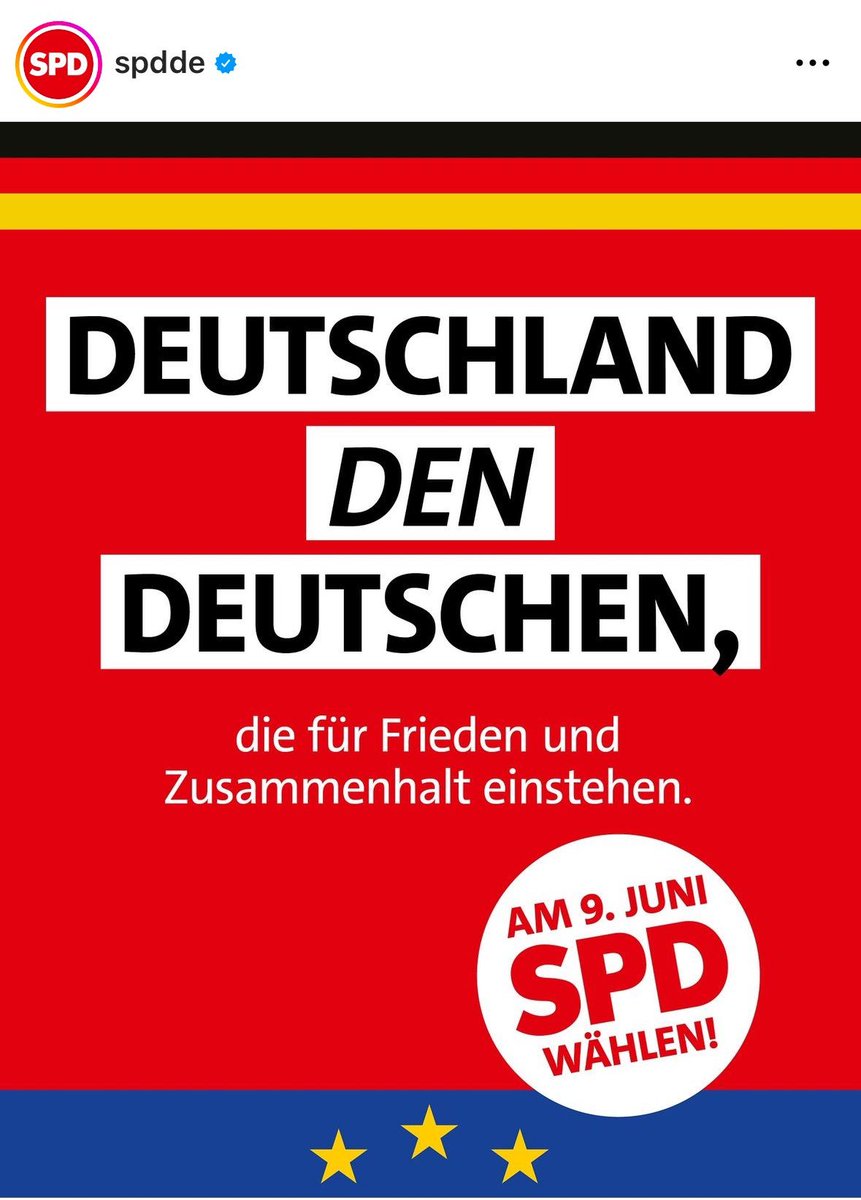 Wenn die SPD nicht gerade den Weltfrieden rettet, recycelt sie alte NPD-Slogans.