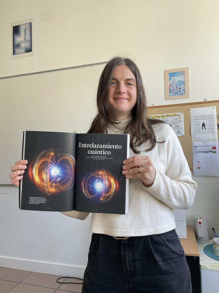 Jorge Casanova (@jorgecasanovam2) on Twitter photo Also congrats to our <a href="/quantum_ana/">Ana Martin</a> for her contribution to the Spanish informative journal Muy Interesante <a href="/muyinteresante/">MUY Interesante</a>. Well done Ana!! Also congrats to our <a href="/quantum_ana/">Ana Martin</a> for her contribution to the Spanish informative journal Muy Interesante <a href="/muyinteresante/">MUY Interesante</a>. Well done Ana!!