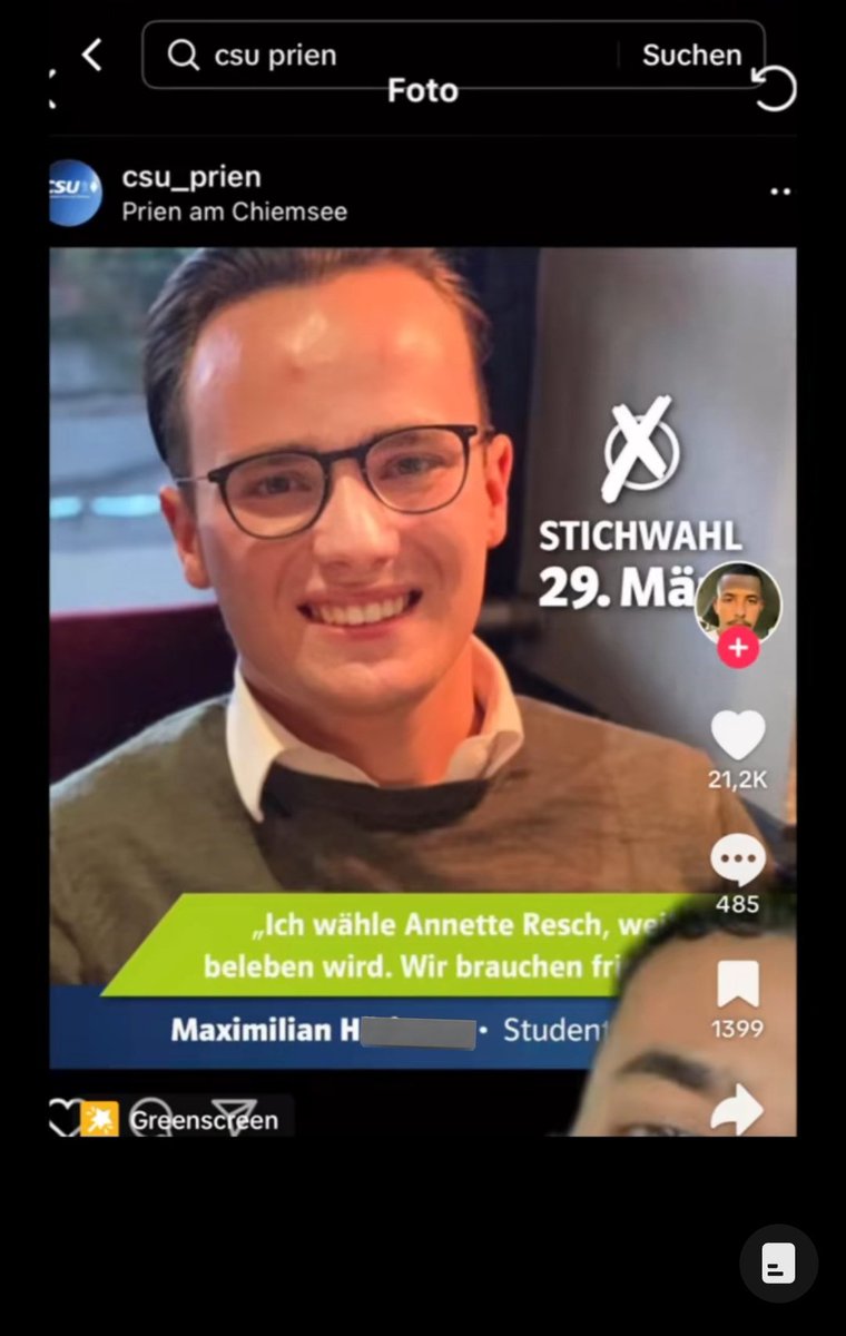 fraeuleinoy's tweet photo. Die CSU Prien hat übrigens den Post gelöscht und leugnet das der Typ Mitglied ist/war #Sylt https://t.co/tzo5SXR5G4