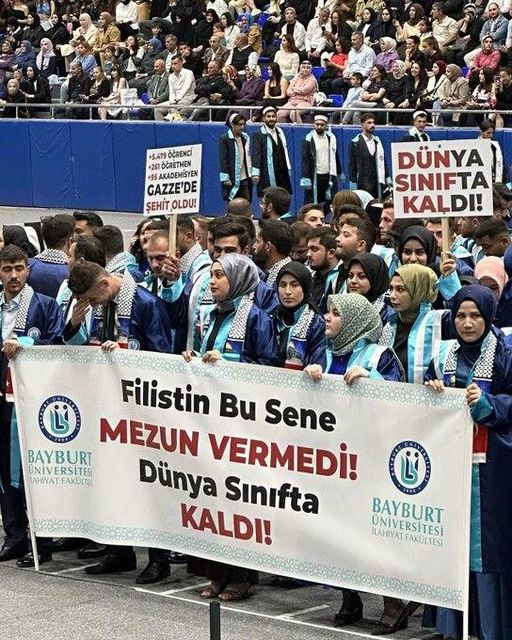 Filistin bu sene mezun vermedi. DÜNYA SINIFTA KALDI