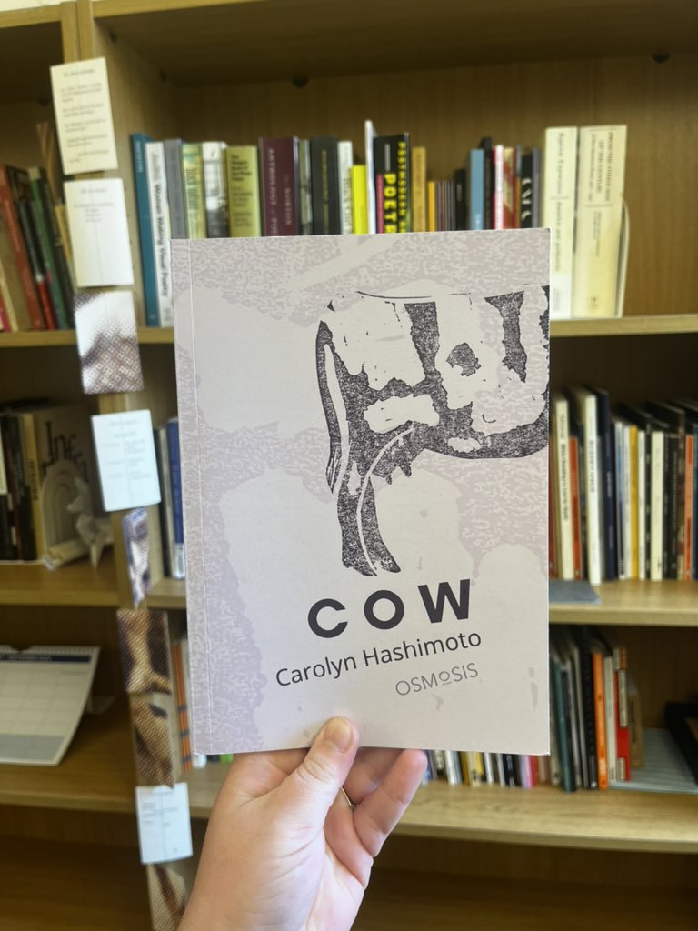 The FINAL copy of Cow by Carolyn Hashimoto will be available to buy at tomorrow’s Surrey Poetry Festival! Can I get a mooooooooo??!