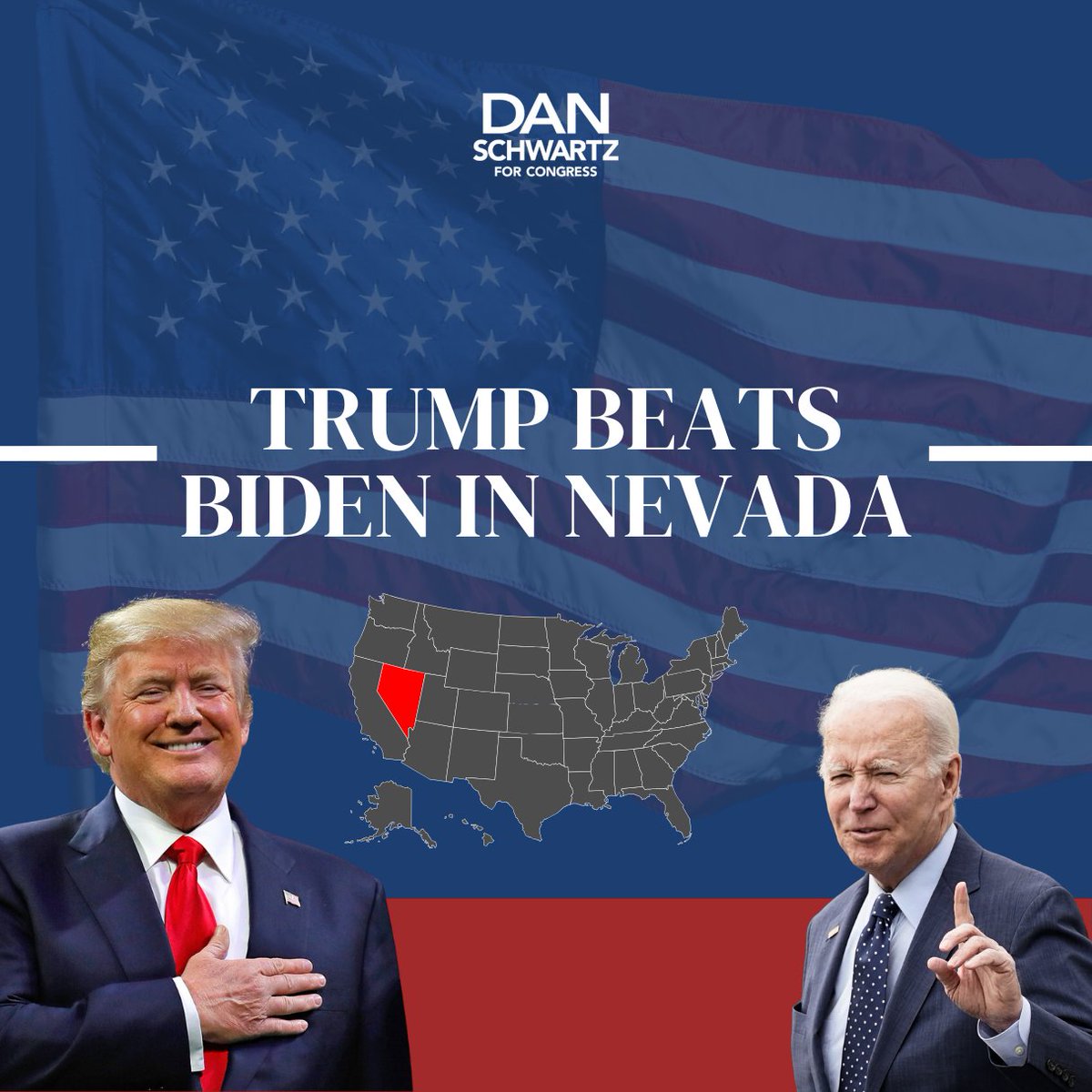 SchwartzforNV's tweet photo. The polls keep coming in - Nevadans have had enough of bad policies.
Let’s unite on common ground and vote conservative, in order to preserve our great nation.
VOTE DAN SCHWARTZ
https://t.co/nmTghr4ppY
#godblessamerica #2024election #reviewjournal #nevadagop #ilovenevada https://t.co/PdCMPuh33D