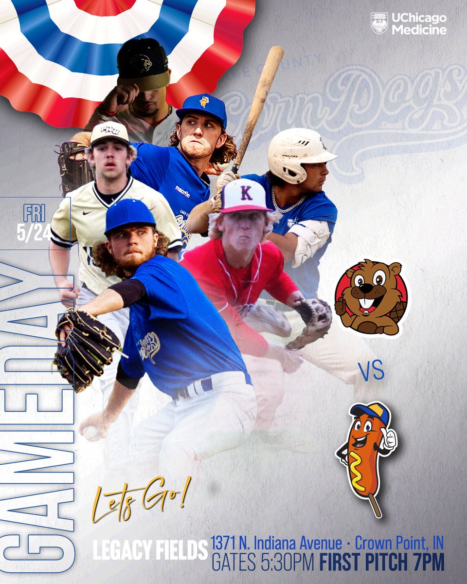 lakecocorndogs's tweet photo. Keep rolling, rolling, rolling...
Hoping it will be another full house tonight! #cristiansdream 

⚾️OPENING WEEKEND⚾️
Game 2 - Mustard gold!
📆Friday, May 24 
🕖 Gates 5:30PM • Gametime 7PM
Vs Little Calumet Beavers
🎟 https://t.co/AGFmP98hk1
#lakecountycorndogs #playball https://t.co/iLiBRZKQcF