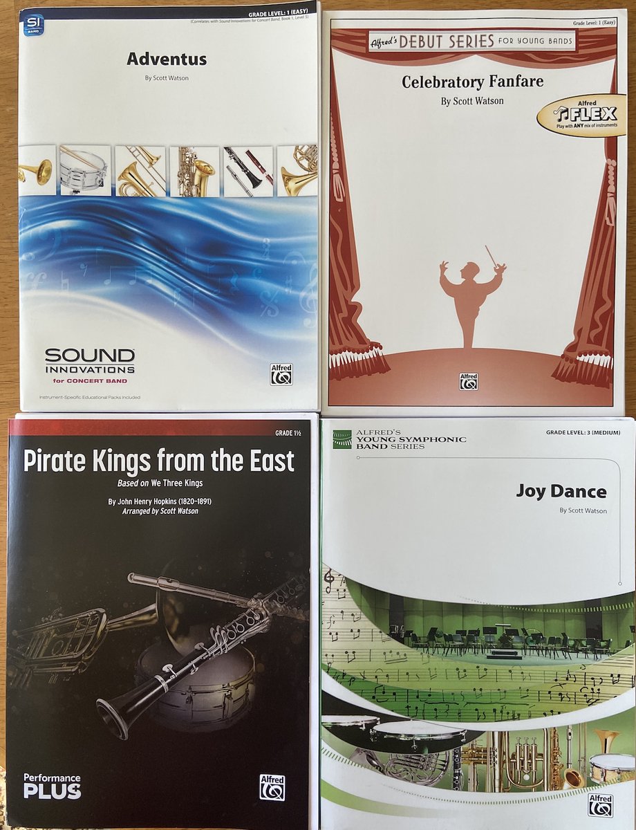 Dr. Scott Watson (@scott_watson) on Twitter photo Always a highlight when <a href="/alfredmusic/">Alfred Music</a> sends me my #ComposerCopies !! Director friends: hope you'll take a look/listen :-)
#newmusicforband #nowitsreal #jwpeppereditorschoice <a href="/jwpepper/">J.W. Pepper</a> Always a highlight when <a href="/alfredmusic/">Alfred Music</a> sends me my #ComposerCopies !! Director friends: hope you'll take a look/listen :-)
#newmusicforband #nowitsreal #jwpeppereditorschoice <a href="/jwpepper/">J.W. Pepper</a>