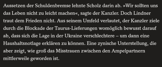 BrennpunktUA's tweet photo. Ok. Das ist der absolute Knaller 💥
Wenn da auch nur irgendwas dran ist, gibt es kein Pardon mehr für die @fdpbt und auch @GrueneBundestag, #Scholz weiter als @Bundeskanzler zu stützen. Das, ist genau ein Schritt zu viel:
„Der Kanzler ziele durch die Blockade der #Taurs Lieferung womöglich bewusst darauf ab, das sich die Lage in der Ukraine 🇺🇦 verschlechtere…“ heißt es aus @c_lindner Lindners Umfeld