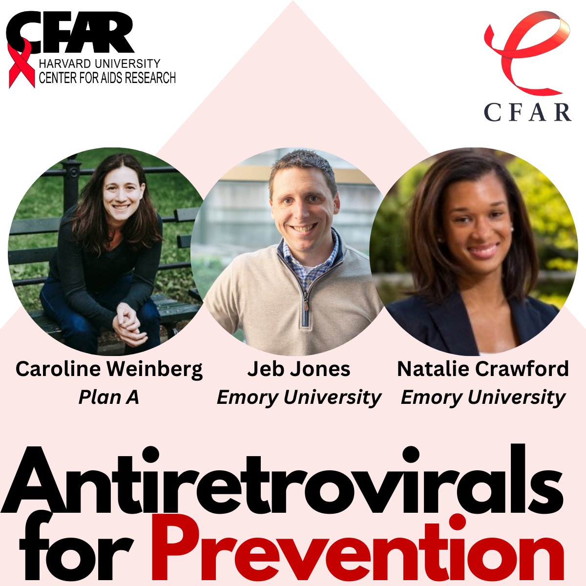 Join the June 3 (noon US EDT) Antiretrovirals for Prevention #ART Webinar “#HIV in the US South: Responding with Science and Service” featuring @DrNatCrawford & @jebjones_ep (@EmoryRollins @EmoryEPI @EmoryCFAR) & Caroline Weinberg (@PlanAHealth)! Info @ conta.cc/3wQXuFL