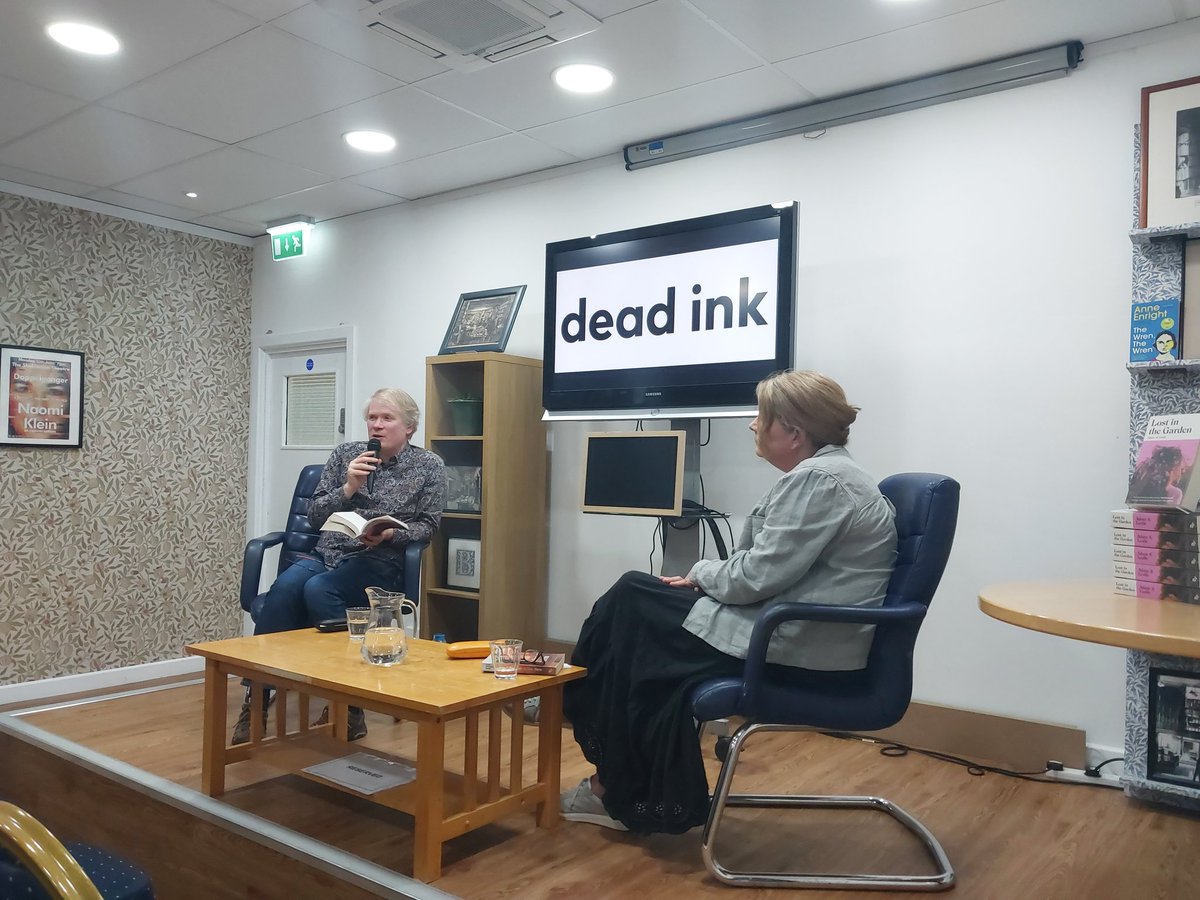 It was an absolute pleasure to hear @blackwellbooks very own @AdamLeslie1974 discuss 'Lost in the Garden' alongside the fabulous @LMcKnightHardy this evening. This was the 2nd event in our free @DeadInkBooks series celebrating incredible new fiction!