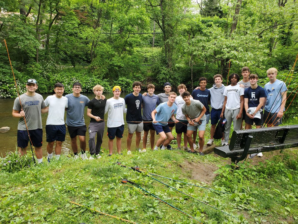 EAMayTerm's tweet photo. The Teach a Community to Fish group has been reeling in fish during their recent fly fish outings to Ridley Creek State Park, the Willows, and Wissahickon Creek. #EAMayTerm https://t.co/iVfUdR2xss