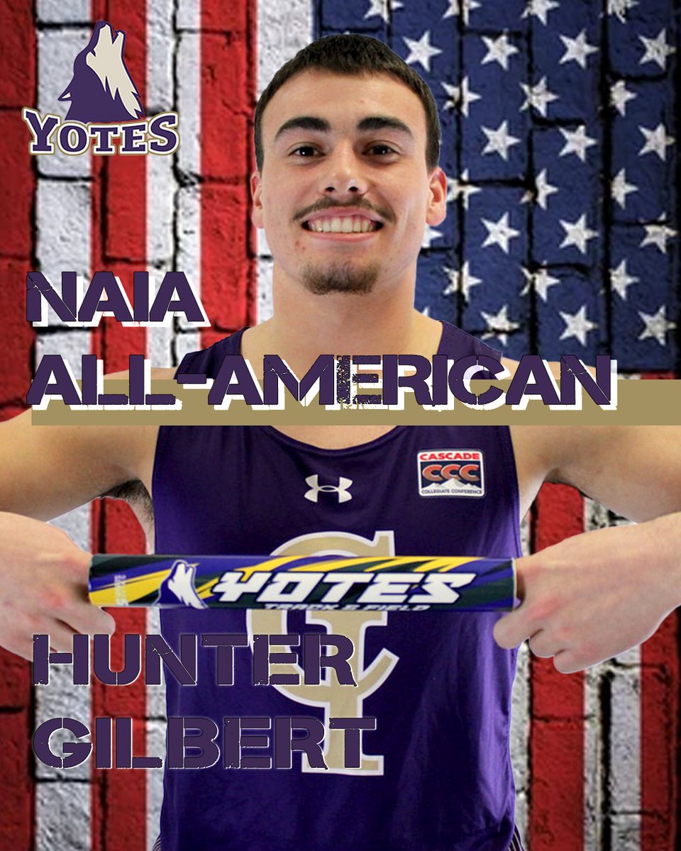 Track &amp; Field | @coi_xctf Hunter Gilbert is your next Yote All-American with a 5th place finish in the 400m hurdles with a 52.40 time! #ComeWinWithUs