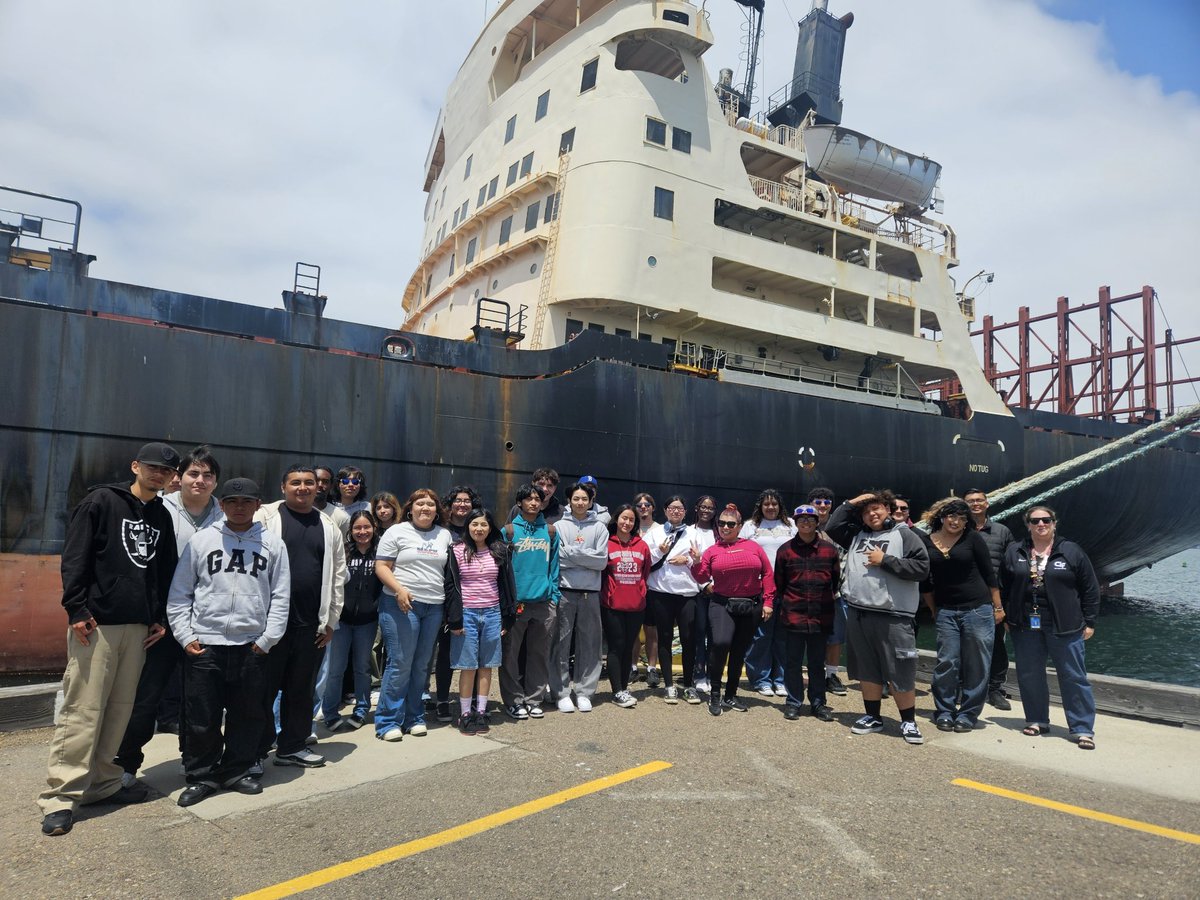 Thankful for the amazing opportunity for Sweetwater District students to learn about the incredible opportunities at the @portofsandiego! From career options to community support, the tour was eye-opening and inspiring. #SUHSD