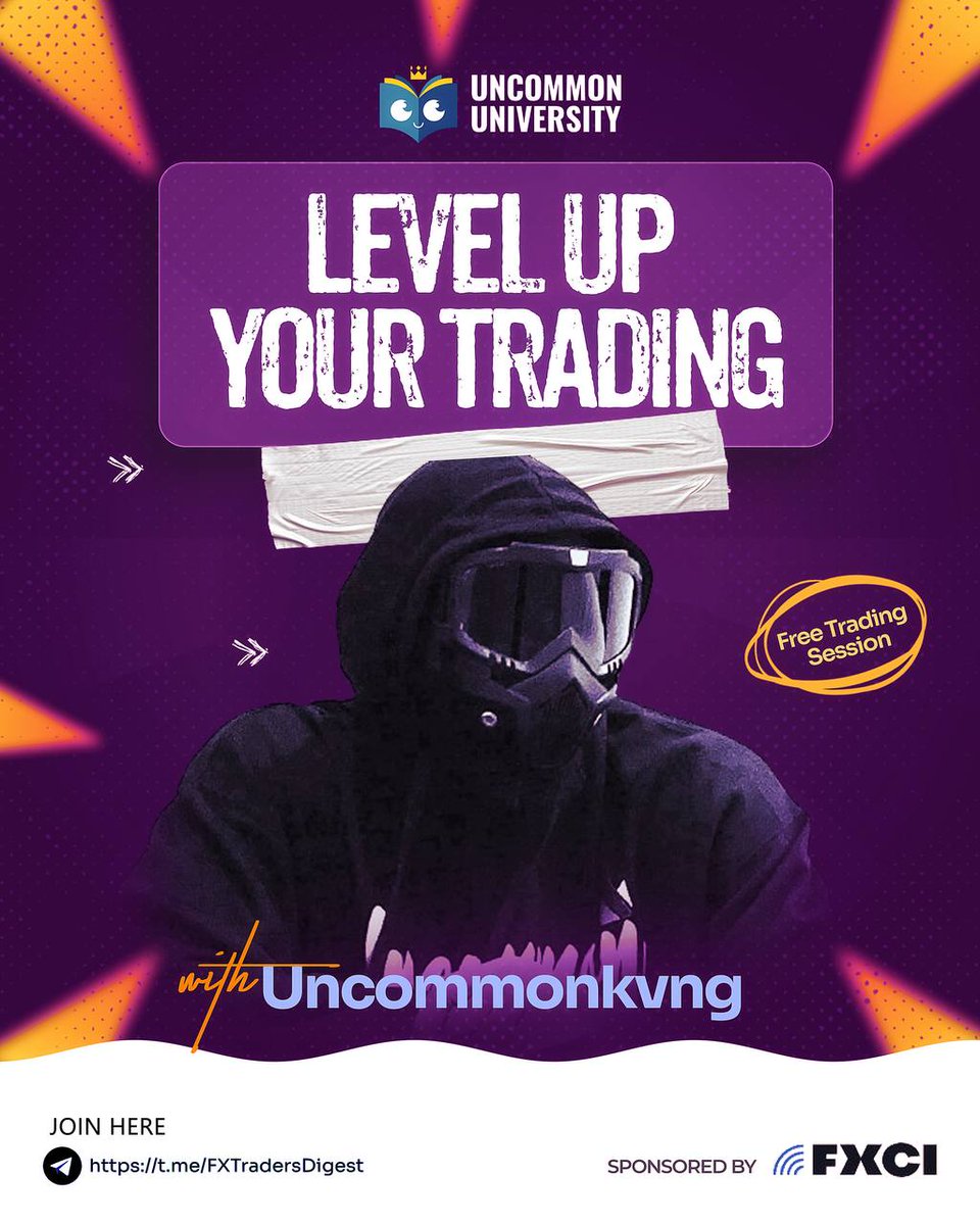 Crbhydraulic's tweet image. Guys this is an opportunity to #LevelUpYourTrading regardless of any stage you are. From @uncommonkvng and @fxci_com 🙌 . Join the telegram channel below 

t.me/FXTradersDigest