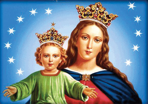 juanma_talavera's tweet photo. Hoy es la festividad de la segunda advocación mariana más importante de Paraguay, la de María Auxiliadora (a la que obviamente le gana la de Caacupé) Como le tengo un cariño especial a esta virgen, hoy les quiero contar un poquito sobre su iconografía y también sobre su culto https://t.co/sFnjUmAliu