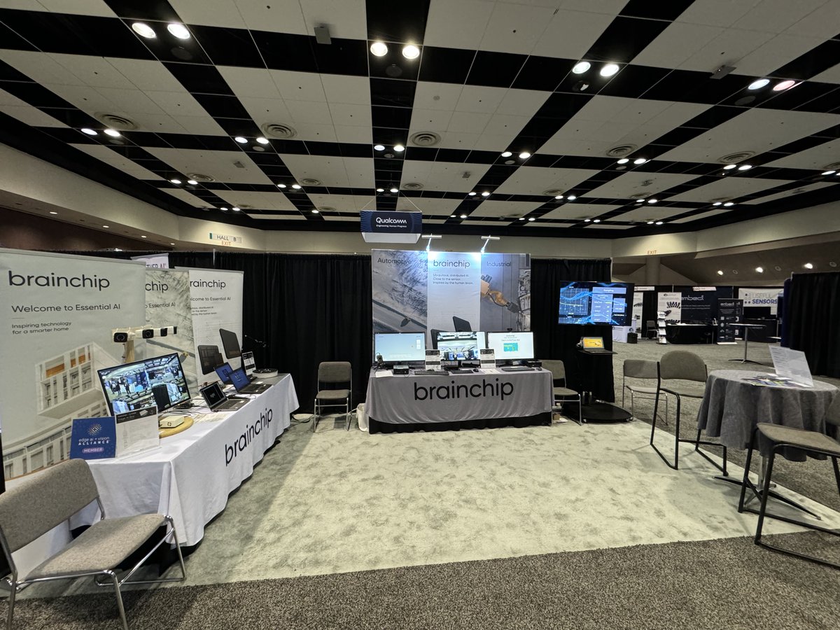 BrainChip_inc's tweet photo. Embedded Vision Summit was a spectacular event! From showcasing Akida to engaging with industry leaders, it was a platform for innovation. Thanks to all who visited our booth! https://t.co/wcZP5GFzYe