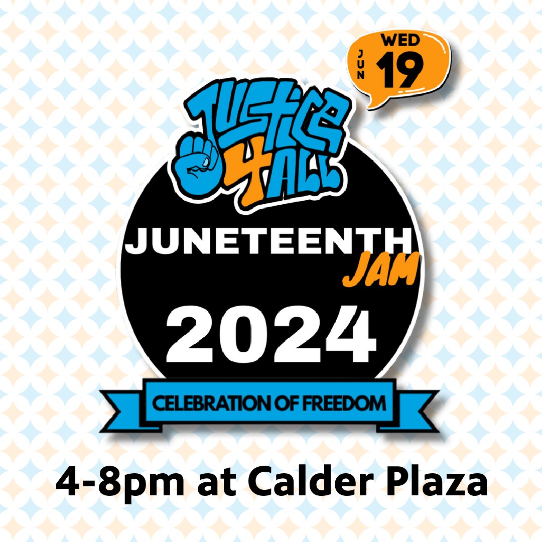 The 4TH annual Juneteenth Jam thrown for the city of Grand Rapids is happening Wednesday, June 19th! This event is FREE to the public and will be a day to celebrate black art, entertainment, culture, and experience! Learn more here: j4ajj.com #JuneteenthJam2024