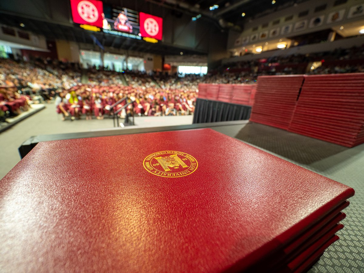 elonuniversity's tweet image. They're stacked and ready - time to present some diplomas to these amazing graduates! #ElonGrad #Elon24