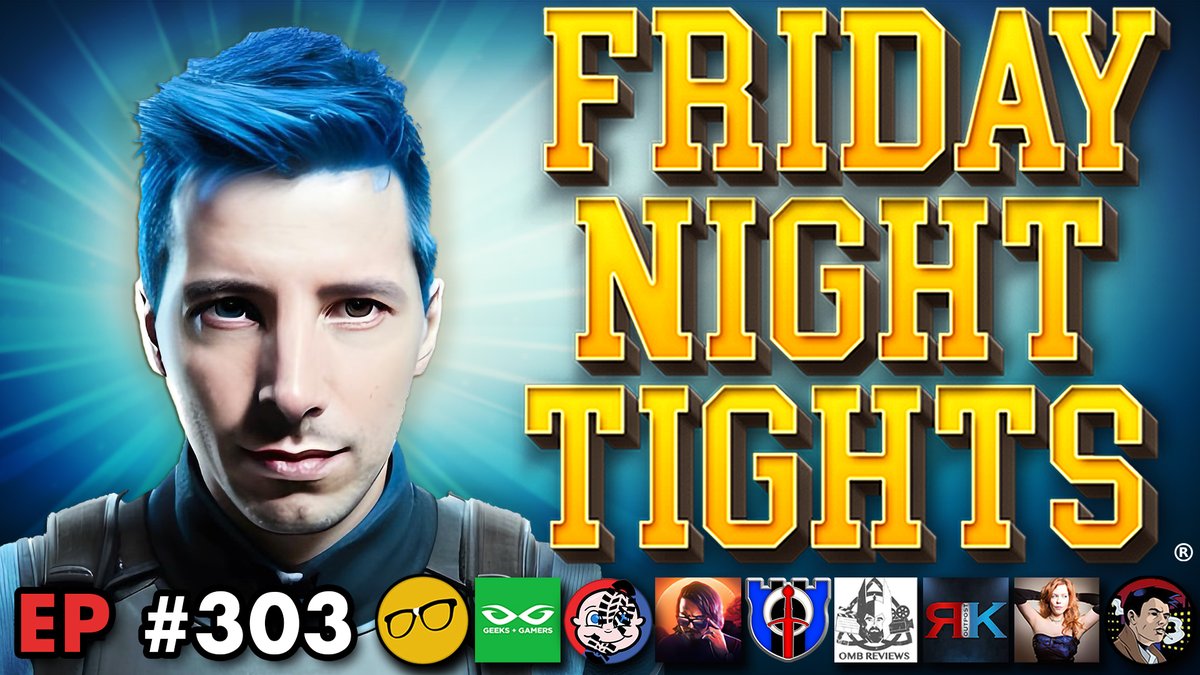 Friday Night Tights #303 with @moviecynicYT @DDayCobra @OMBReviews @ComixDivision @KinelRyan @QTRBlackGarrett @ShadMBrooks @ChrissieMayr and @heelvsbabyface #FridayNightTights w/@GeeksGamersCom is GOING LIVE📷 📷youtube.com/live/htZAiHQLr…📷