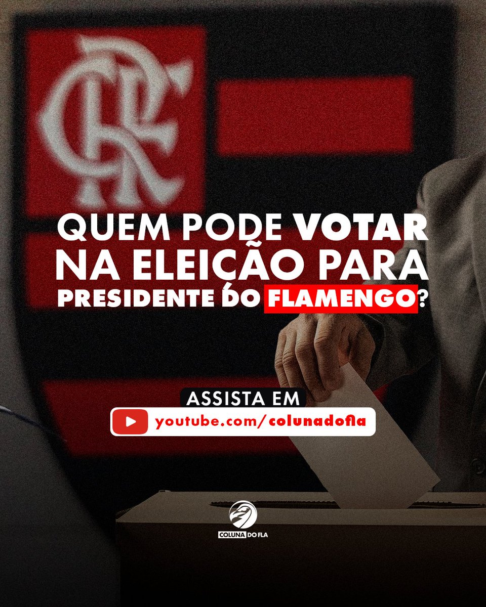 🔴⚫🗳 Quer saber quem pode votar na eleição do Flamengo? O Coluna do Fla tem todas as respostas! Com Rodolfo Landim no último mandato como presidente, a próxima eleição acontece no final de 2024. 📲💻 Para descobrir todos os detalhes, confira: youtu.be/mTWNt-CK588