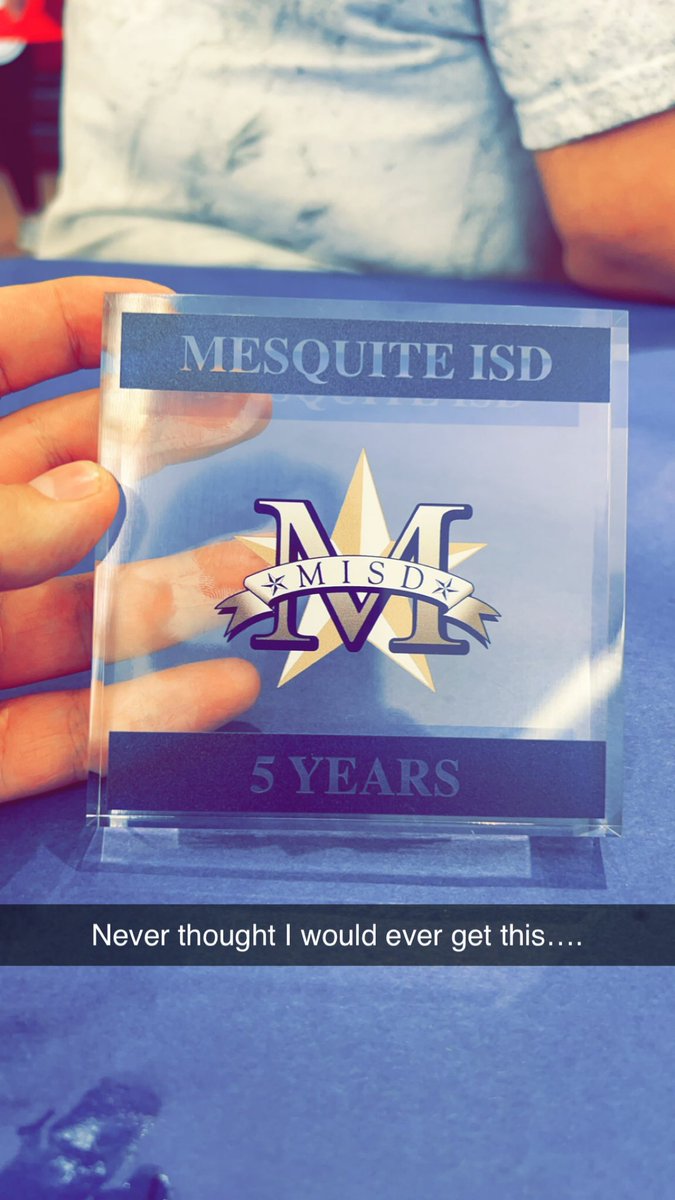 Mesquite is where I started my career and now I’ve come full circle. I’m ending year 12 at one of the best campuses in MISD. #henriehawks