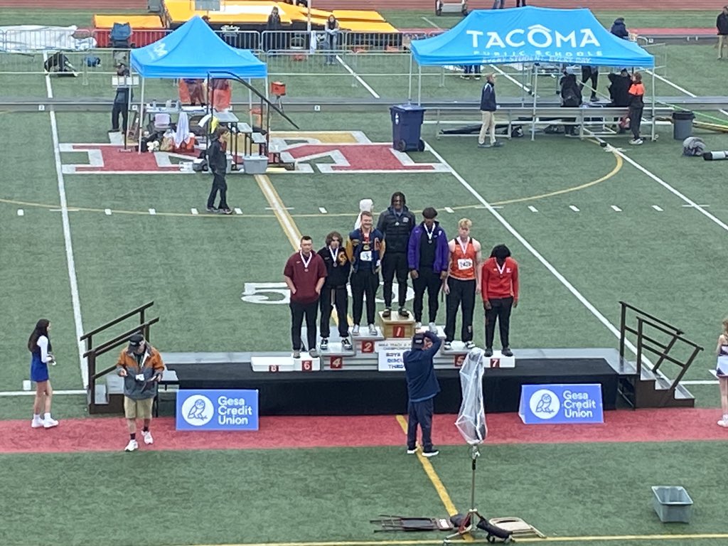 Congrats to Ryker on a fourth-place finish in the 2A boys discus -- 156-8.