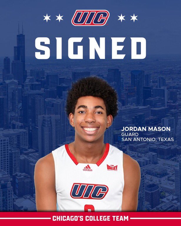 🚨Texas State transfer Jordan Mason has signed with UIC

📊 The 6’3” sophomore averaged 12.9 PPG, 3.6 RPG, and 2.8 APG