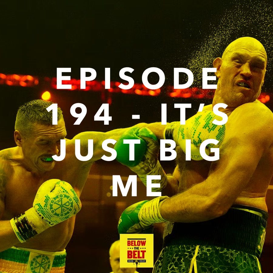 🎙️[PODCAST] Ep. 194 - It’s Just Big Me

🎧: pod.fo/e/23f8e4

👊🏼Usyk v Fury reviewed - the fight, the scores, the LIMBS and the rematch. 

#UsykFury
#FuryUsyk
