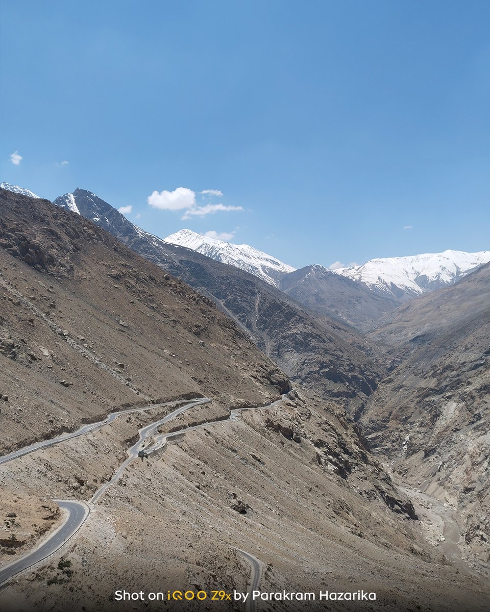 Behold the stunning landscapes captured by @parakram_h on his way to Kaza, Himachal Pradesh with the #iQOOZ9x! 🌄 Each shot showcases the beauty of nature, brought to life with crystal-clear detail. #iQOO #iQOOZ9x #FullDayFullyLoaded #ShotoniQOO