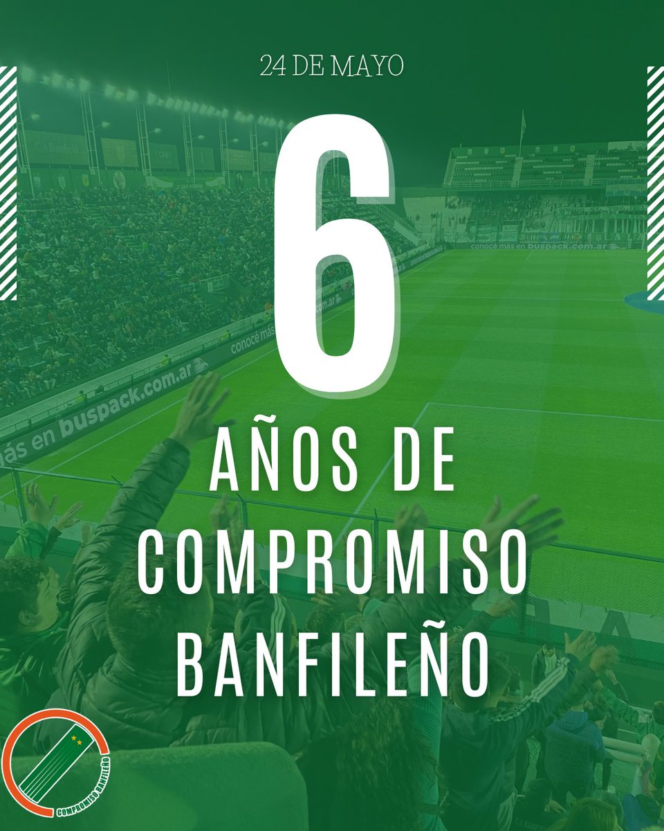 Compromiso_CAB's tweet photo. ¡SEIS AÑOS DE COMPROMISO BANFILEÑO! 

Celebramos nuestro sexto aniversario junto a los que están y a los que estuvieron acompañandonos en este desafío de ser una agrupación política. Compromiso Banfileño fue creado para generar un espacio de socios y socias en el que se puedan+ https://t.co/jJT9S6yesz