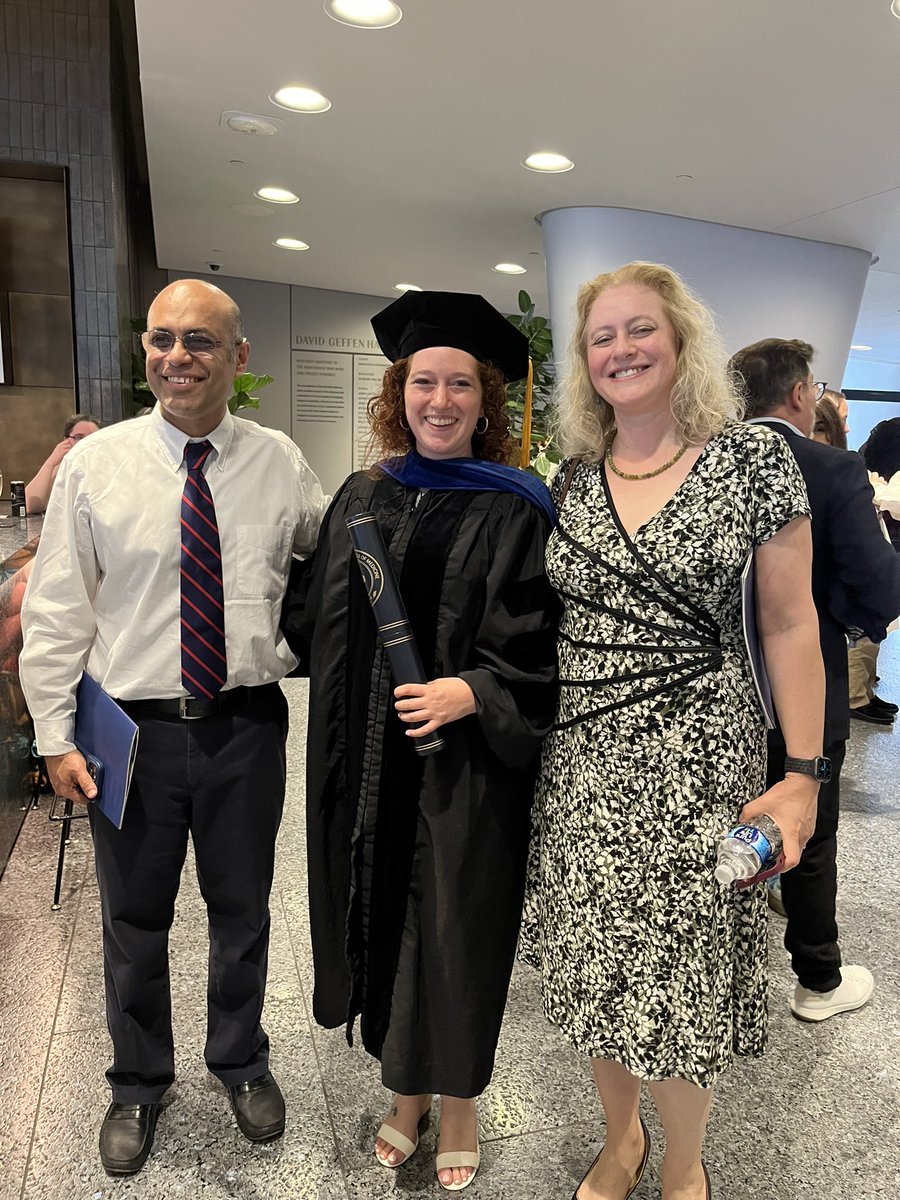 TheHematoPoet's tweet image. Got to wear a baggy gown and walk across the Lincoln Center stage this week to get a piece of paper! Thank you to everyone who made this possible!! Honored to be the guinea pig for Kira’s hooding skills (she crushed it) thank you mentors @Gritsman_lab and @Amitvermamds !!