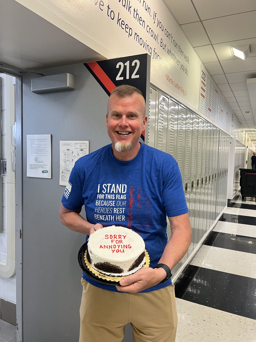 Funny thing is, they never annoyed me. Thanks for the cake though. #teacherlife