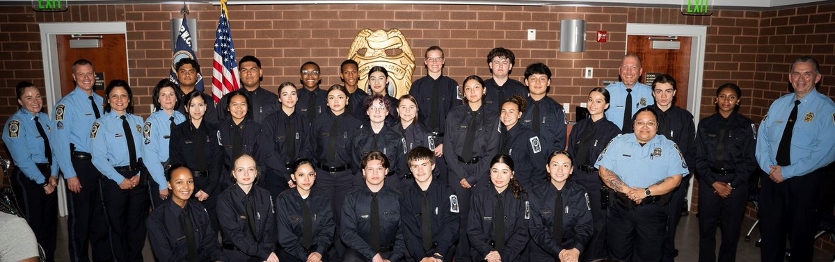 Please join us in congratulating #PWCPD #Explorer Post 1268 on their graduation. The Post has 28 active members ages 14-18 with an interest in law enforcement. They held a certificate #graduation for members, recognizing yearly accomplishments &amp; advancement in the program. 🎓