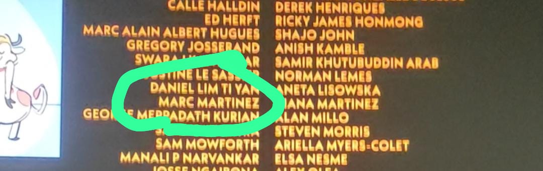 Today I got the chance to see #Garfield on the cinema... and I loved it! The team did an amazing job and couldnt be more proud of being part of this. If you can, watch it!!! 😊🍕