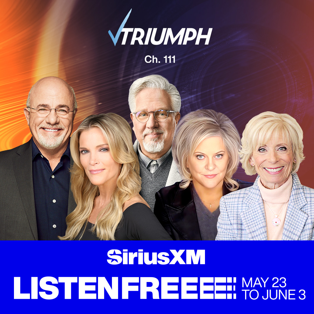 The Listen Free Event is on now. Start listening to The Ramsey Show and more—just turn the radio on in your car to listen free through June 3 SiriusXM.com/TriumphLF