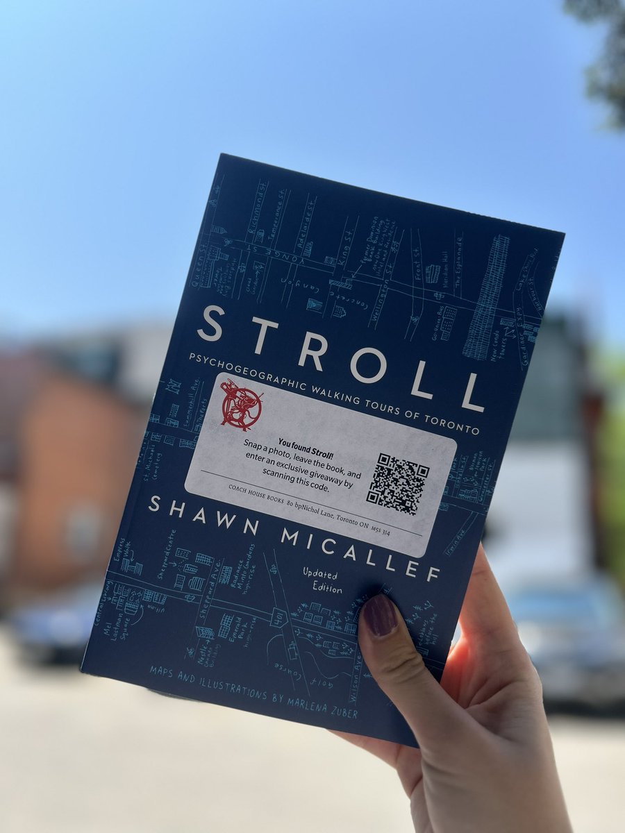 We hid 20 copies of Stroll all over the city today 👀 find one, snap a pic, share w us on social and you could win the ultimate toronto prize pack!! Go go go!