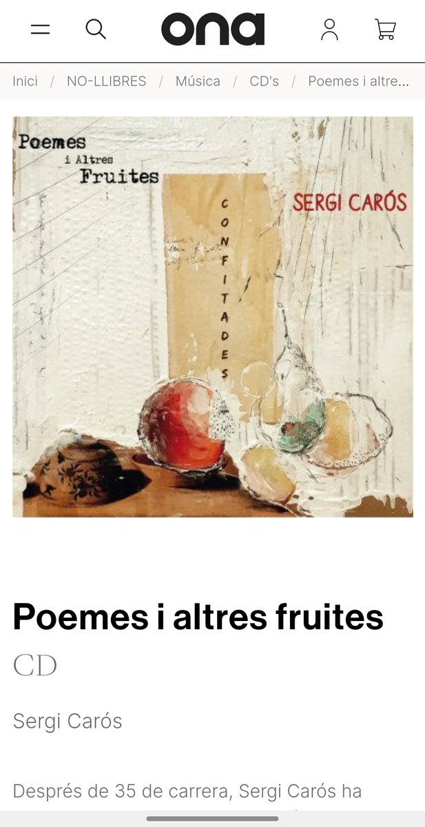 Ja podeu comprar #poemesialtresfruitesconfitades a la web de @OnaLlibres. !!! onallibres.cat/poemes-i-altre…