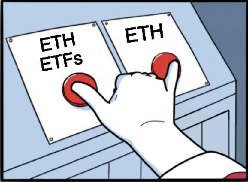 The @SECGov has approved another class of crypto ETFs 🎉 and we’re ready. Once trading begins, @robinhoodapp will support ETH ETFs in both brokerage and retirement accounts. It’s important to us to give customers access to invest in crypto how they want.