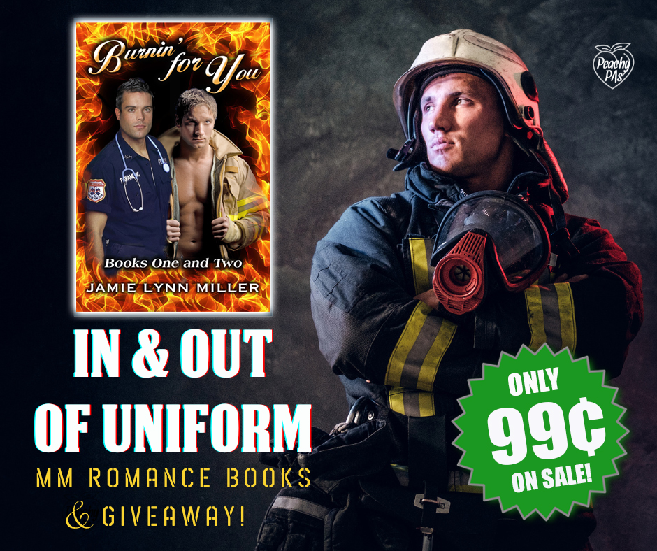 ♥️🏳️‍🌈 If you love hot, sexy men IN and OUT of uniform and want a chance to win FREE ebooks and an Amazon gift card, head right this way to enter the giveaway! (bit.ly/4bK2WsU) FOUR DAYS ONLY! And pick up Burnin' for You for only 99¢!